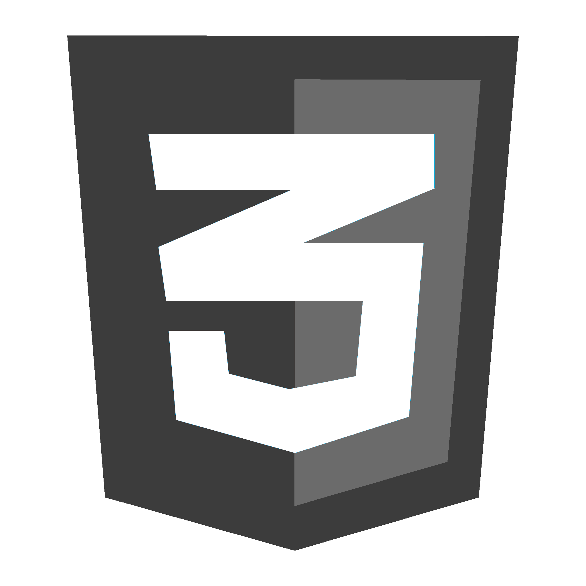 Icon css3 gris